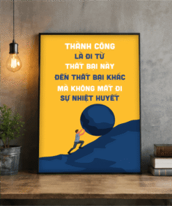 Tranh Động Lực Thành Công Là Con Đường Do Chính Bạn Tìm Ra