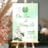 Bảng tên đám cưới Chúc Lam Hoàng Lộc