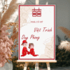 Bảng tên đám cưới Việt Trinh Duy Phong
