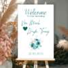 Bảng welcome to our wedding