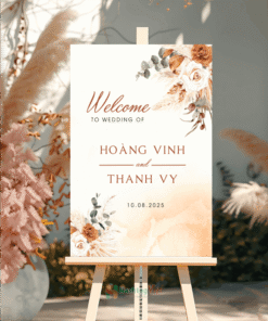 Bảng tên đám cưới Hoàng Vinh Thanh Vy