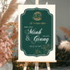 Bảng lễ thành hôn Minh & Giang