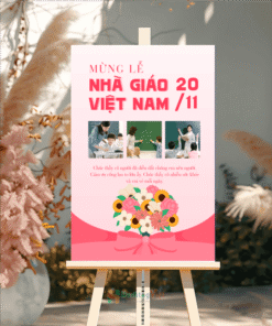 Bảng chào mừng ngày nhà giáo Việt Nam