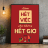 Tranh văn phòng làm hết việc chứ không hết giờ
