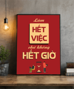 Tranh văn phòng làm hết việc chứ không hết giờ