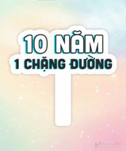 Hashtag kỷ niệm 10 năm thành lập công ty