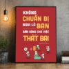 Tranh văn phòng không chuẩn bị nghĩa là bạn sẵn sàng cho thất bại