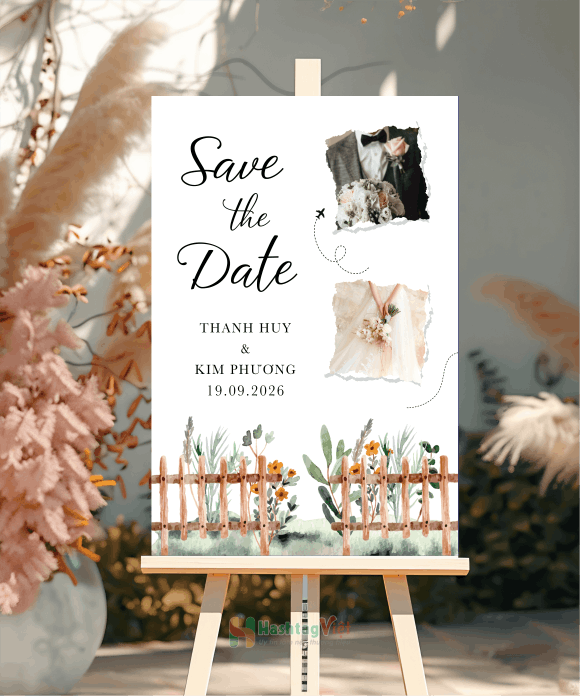 Bảng Cưới Save The Date