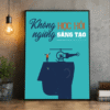 Tranh động lực không ngừng học hỏi sáng tại