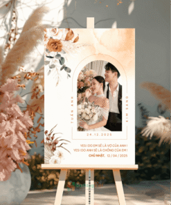 Bảng tên đám cưới Tú Anh Kim Sang