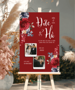 Bảng Tên Đám Cưới Đức Hà