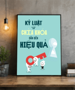 Tranh văn phòng kỷ luật là chìa khóa dẫn đến hiệu quả