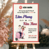 Bảng tên đám cưới Phong & Thoa