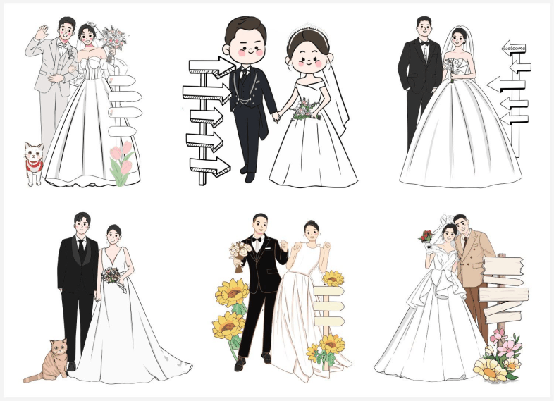 Mẫu bảng cổng cưới đẹp
