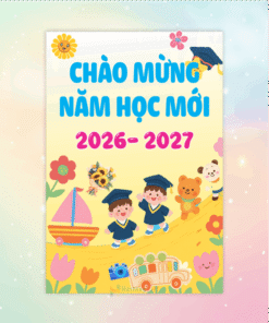 Mẫu bảng chào mừng năm học mới Hot nhất 2026