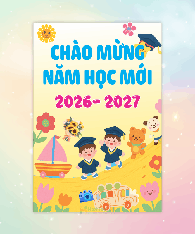 Bảng chào mừng năm học mới