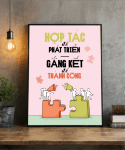 Tranh văn phòng hợp tác để phát triển