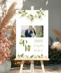 Bảng tên đám cưới Phong Hạ
