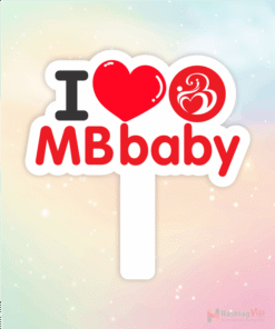 Hashtag cầm tay Mbbaby