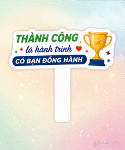 Hashtag cầm tay cảm ơn đã đồng hành