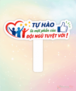 Hashtag cầm tay tự hào là một phần của đội ngũ