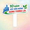Hashtag kỷ niệm 10 năm thành lập công ty
