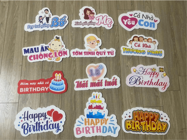 In hashtag sinh nhật lấy ngay