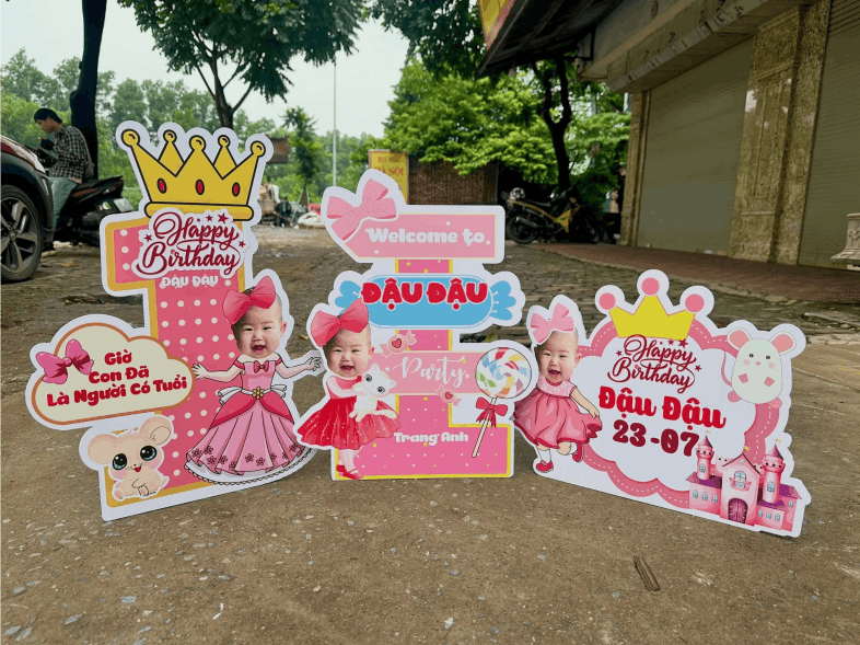 Thiết kế hashtag sinh nhật