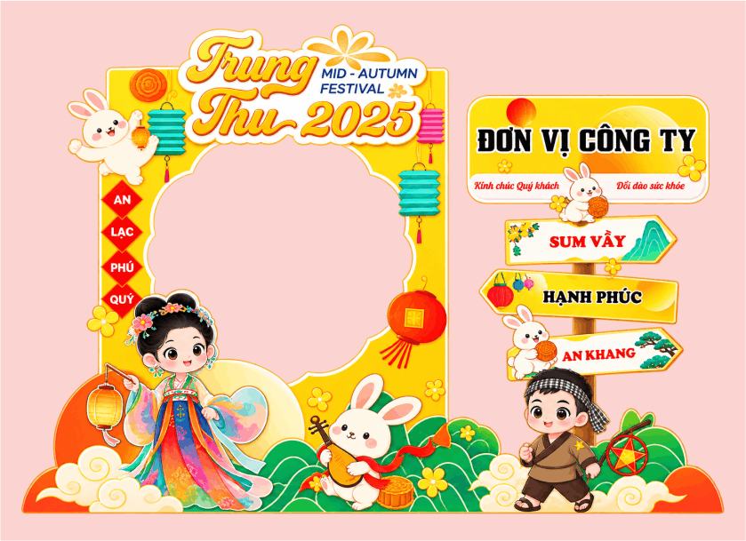 Khung chụp hình trung thu đẹp nhất