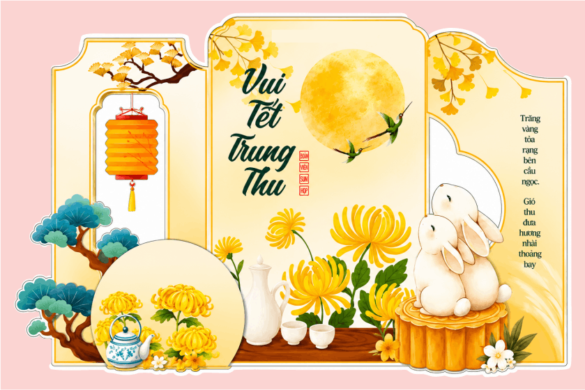 Mẫu Khung Checkin Trung Thu Đẹp Nhất