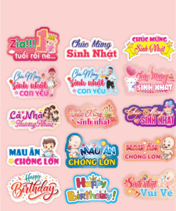 Bộ Hashtag Sinh Nhật Đẹp Ấn Tượng
