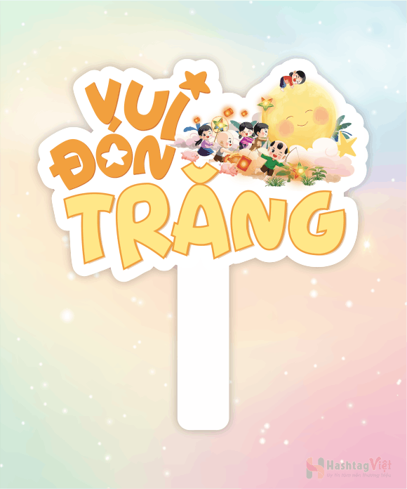 Hashtag trung thu vui đón trăng