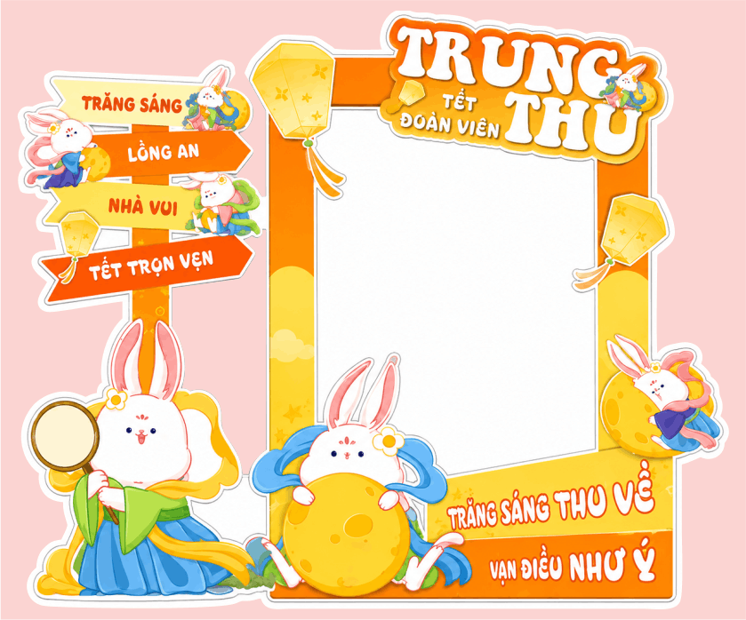 Thiết kế khung checkin trung thu