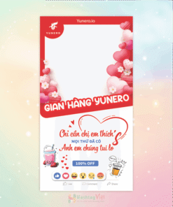 Khung checkin thương hiệu Yunero