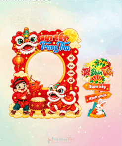 Bộ Khung Checkin Trung Thu Đẹp Nhất 2026